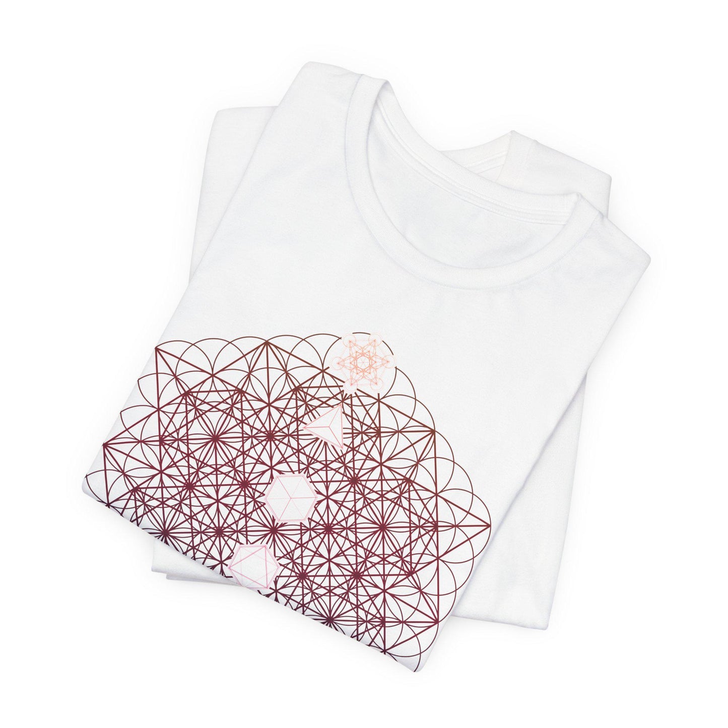 Metatron's Cube Flower of Life Unisex T-Shirt