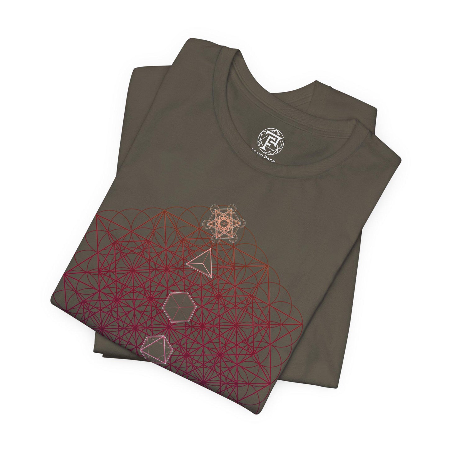 Metatron's Cube Flower of Life Unisex T-Shirt