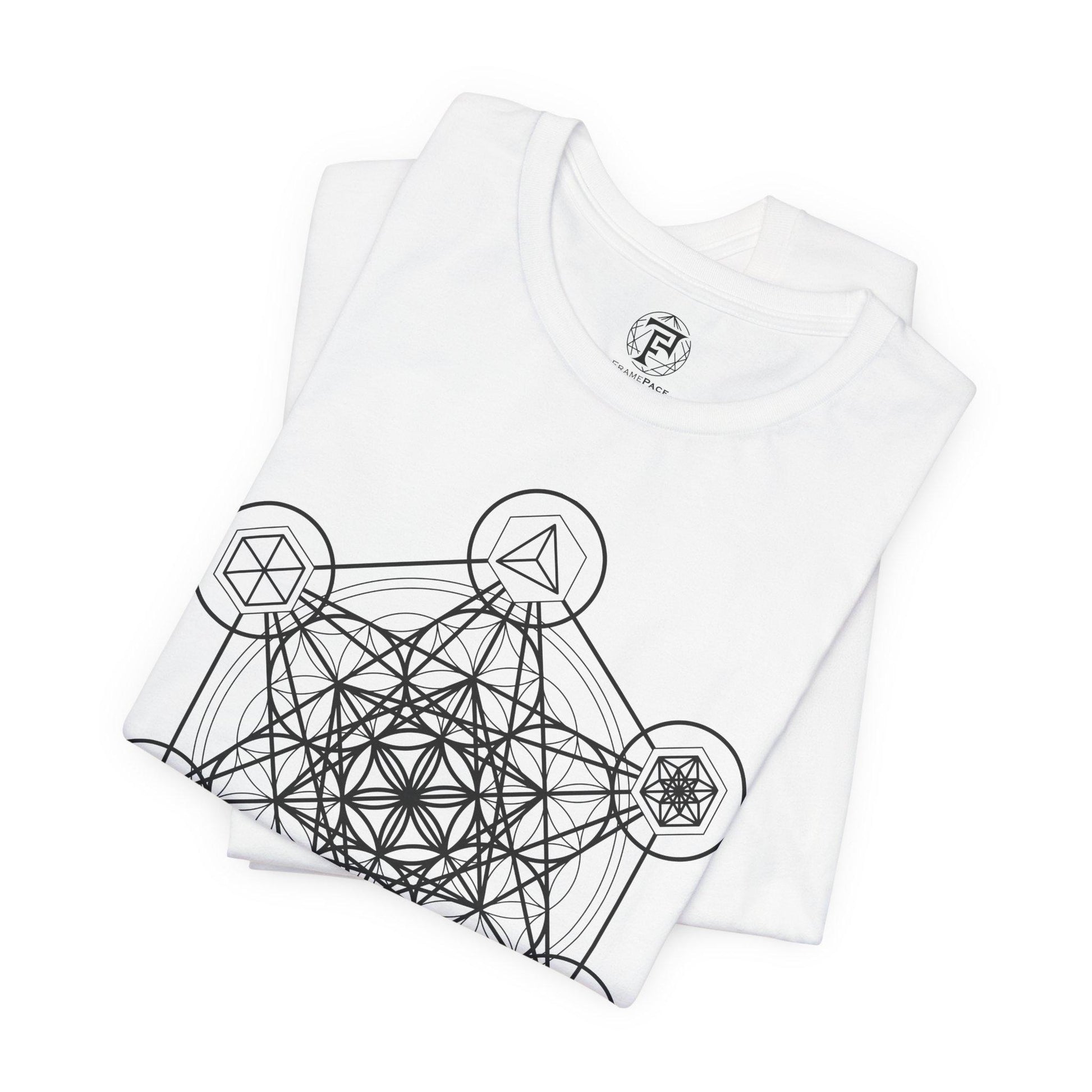 Metatron's Cube Platonic Solids Unisex T-Shirt