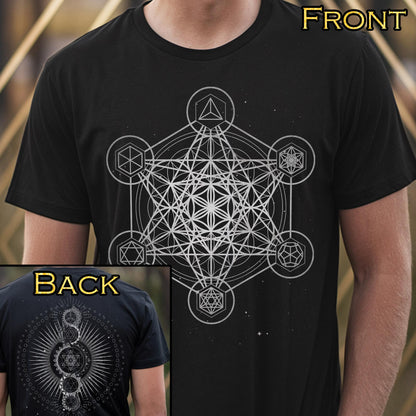 Metatron's Cube Platonic Solids Unisex T-Shirt