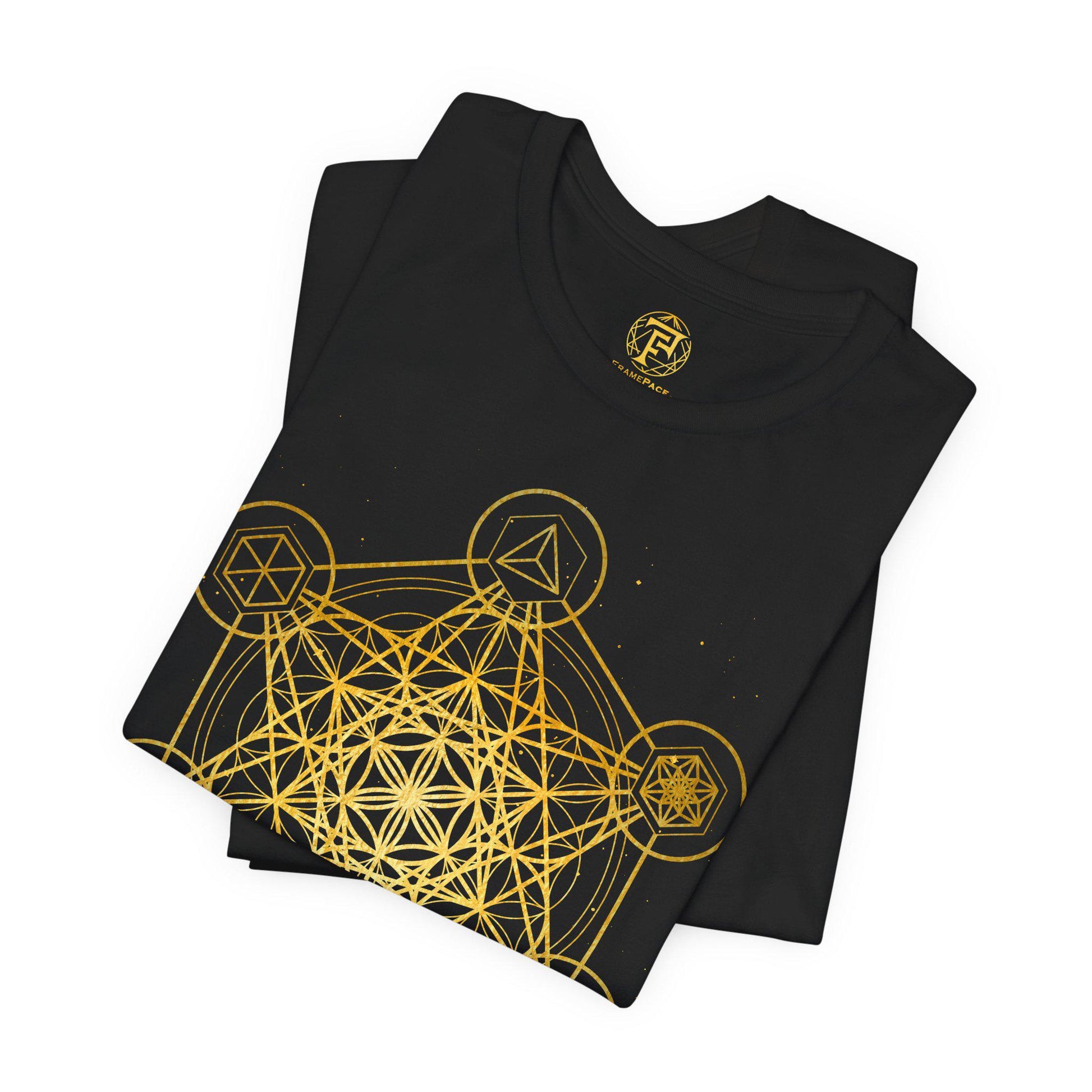 Metatron's Cube Platonic Solids Mystical Unisex T-Shirt