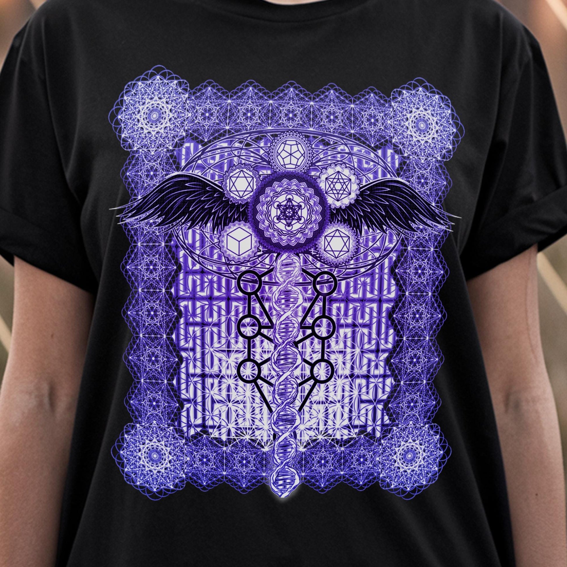 Metatron's Cube Tree of Life Unisex T-Shirt