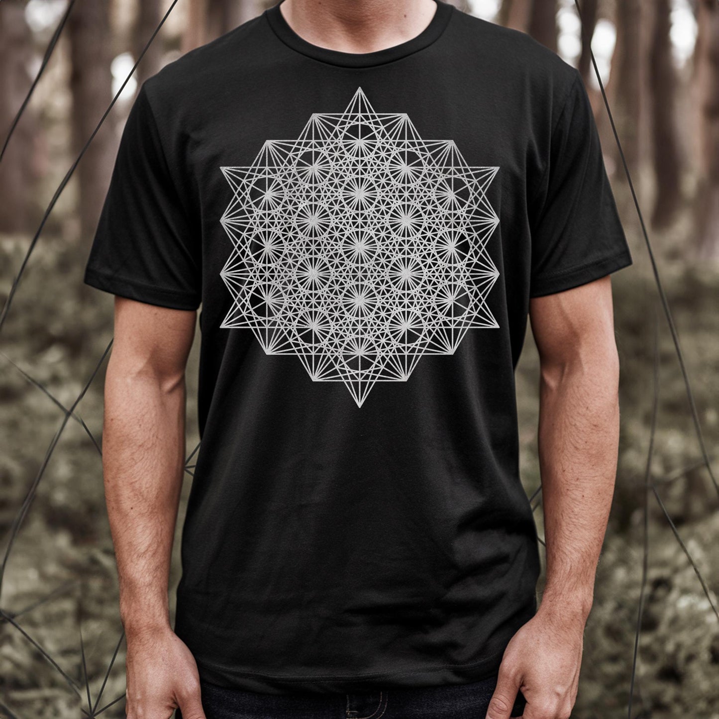 64 Tetrahedron Cosmic Energy Unisex T-Shirt