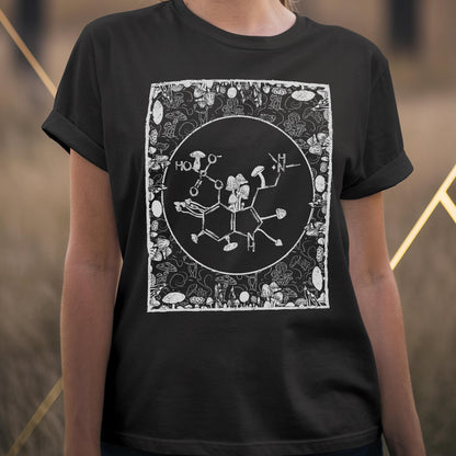 Psilocybin Molecule Shroom Chemistry Unisex T-Shirt