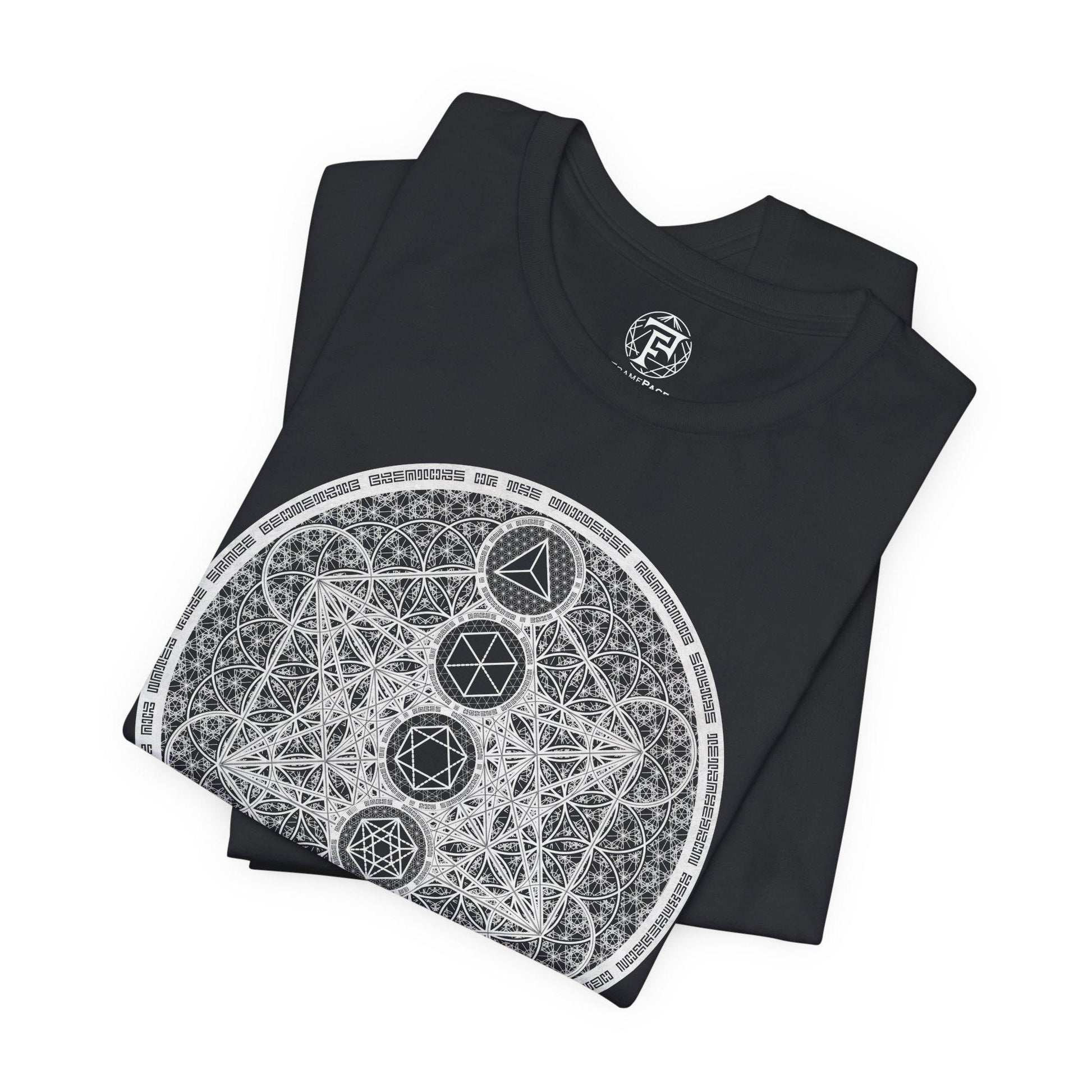 Platonic Solids Cosmic Energy Unisex T-Shirt