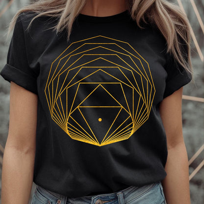 Regular Polygons Cosmic Geometry Unisex T-Shirt