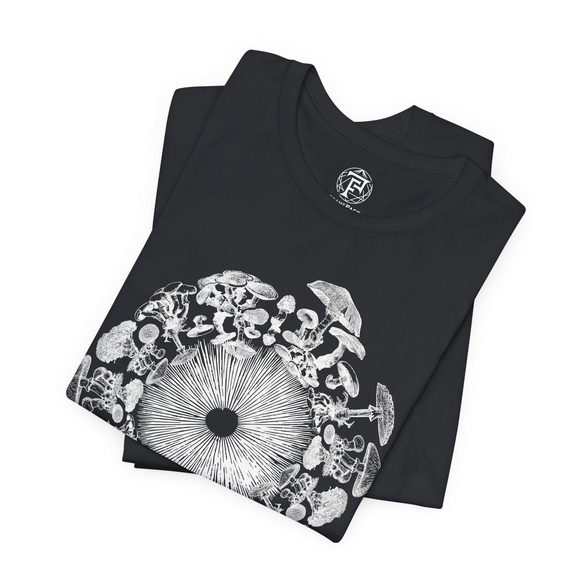 Mushroom Iris Mycology Third Eye Unisex T-Shirt