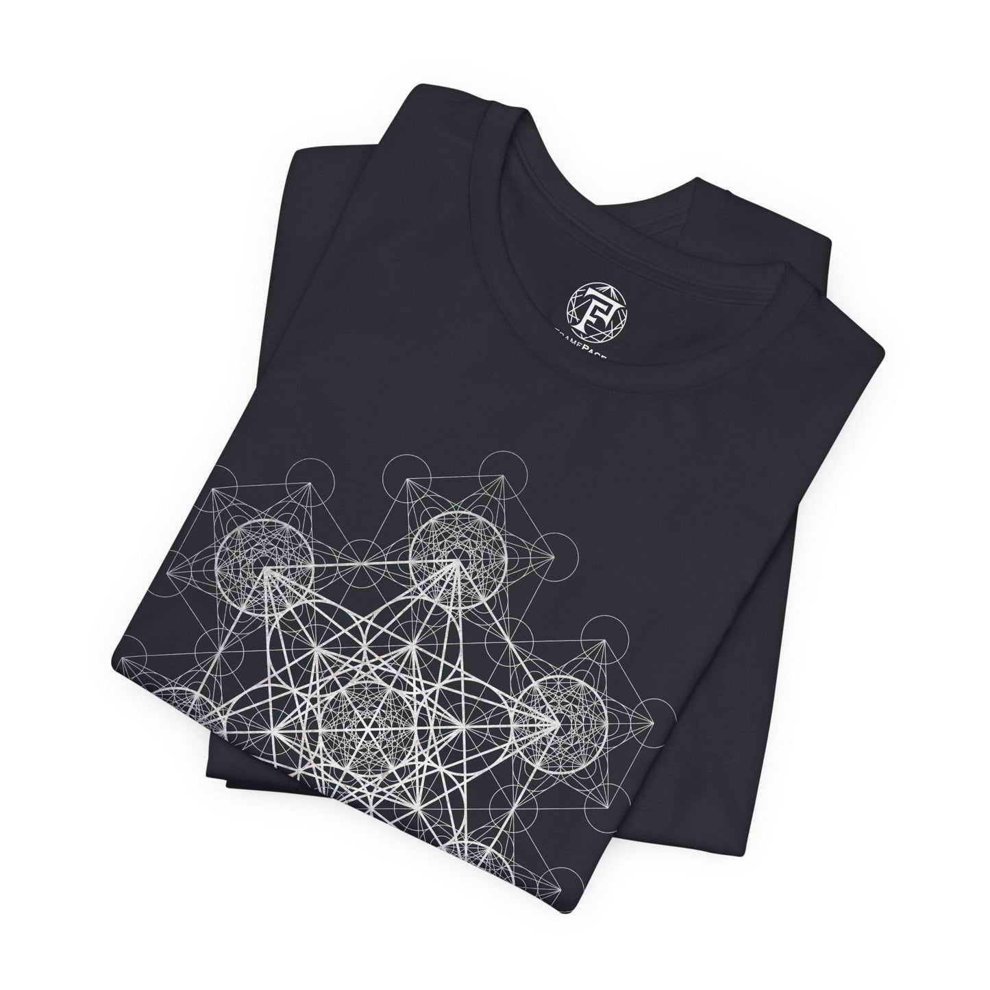 Fractal Metatron's Cube Geometric Art Unisex T-Shirt