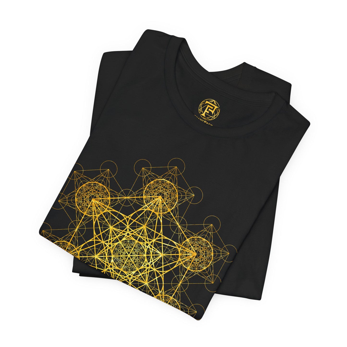 Fractal Metatron's Cube Geometric Art Unisex T-Shirt