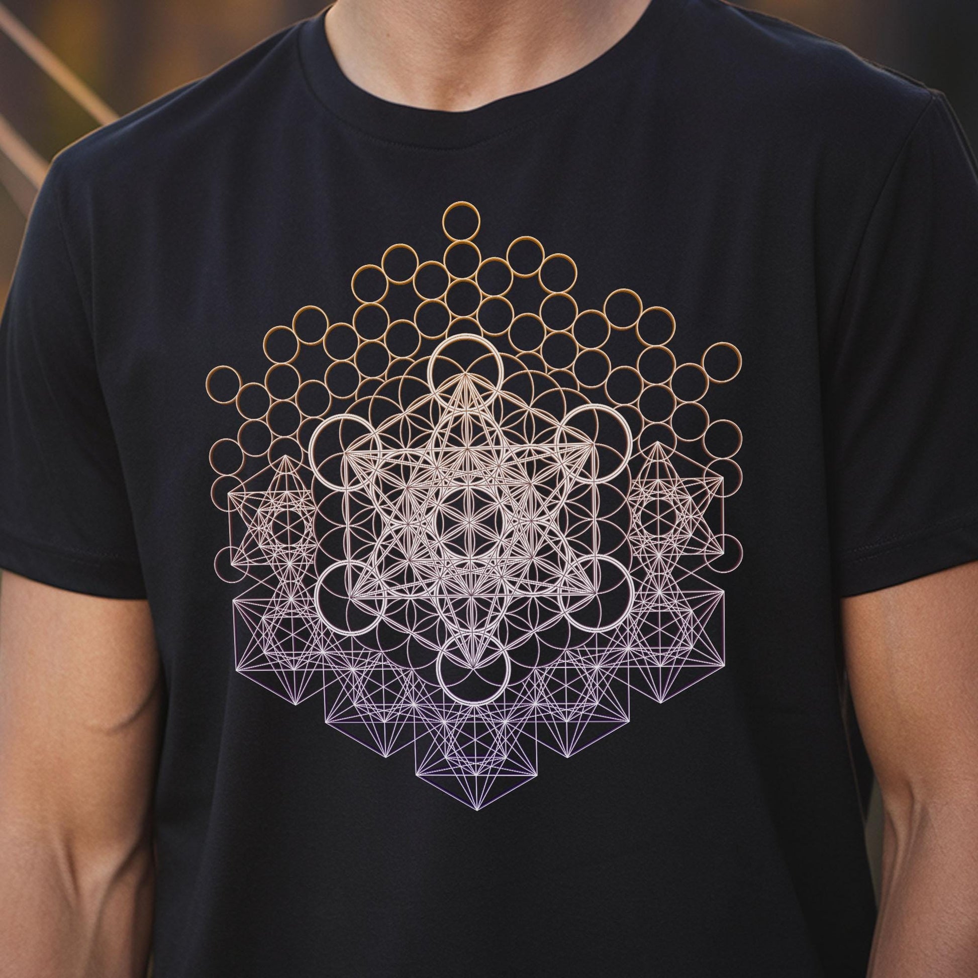 Metatron's Cube Flower of Life Unisex T-Shirt