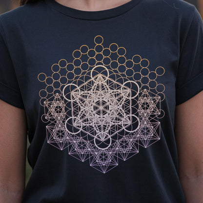 Metatron's Cube Flower of Life Unisex T-Shirt