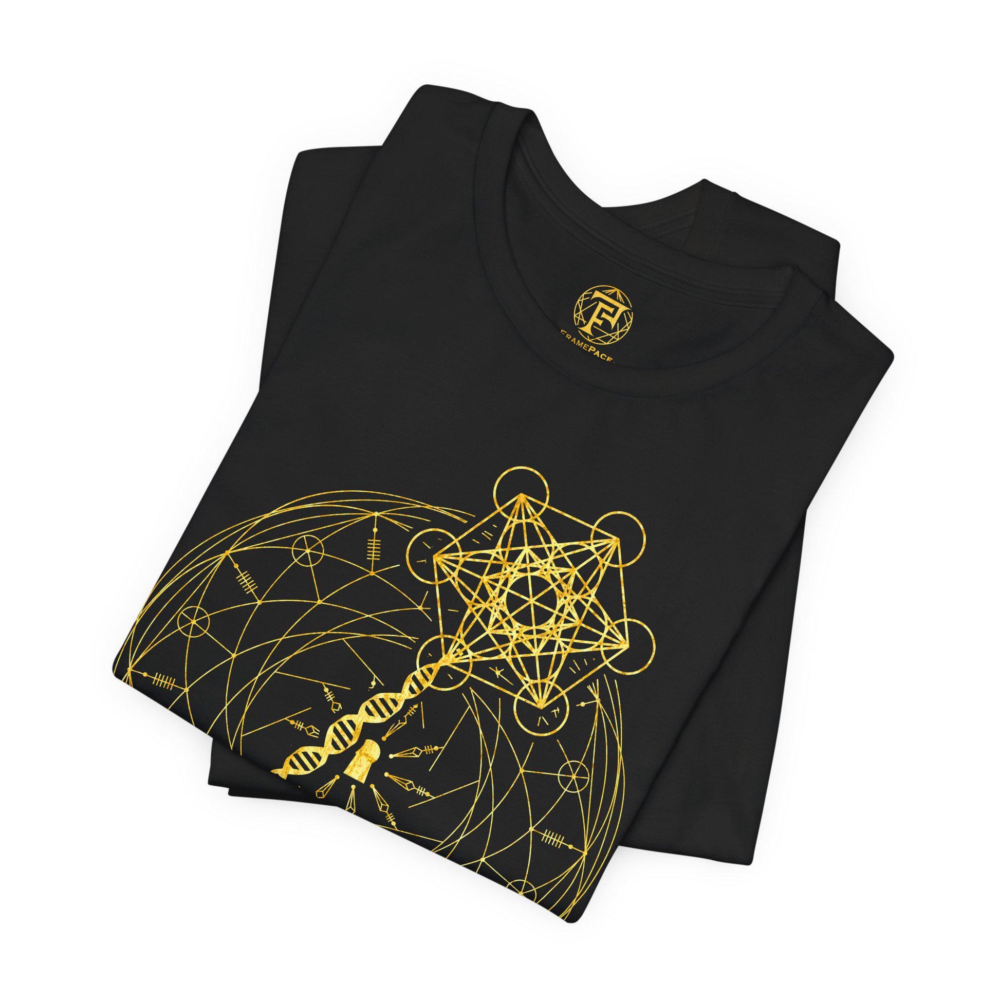 Psilocybin Key Metatron's Cube Unisex T-Shirt