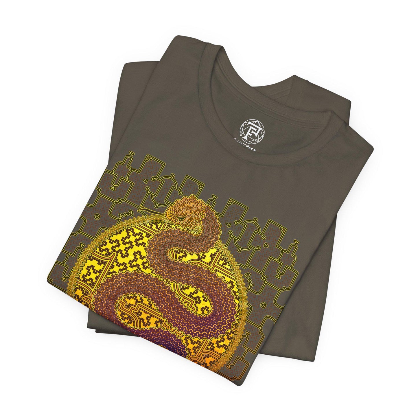 Shipibo Conibo Cosmic Snake Unisex T-Shirt