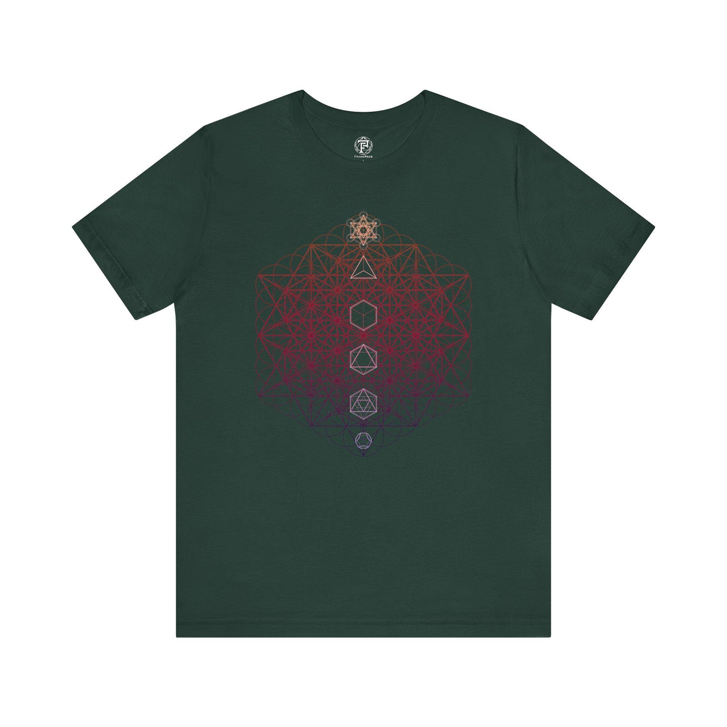 Metatron's Cube Flower of Life Unisex T-Shirt