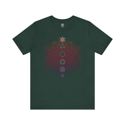 Metatron's Cube Flower of Life Unisex T-Shirt