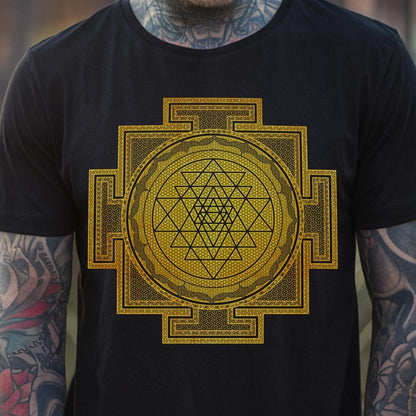 Sri Yantra Sacred Geometry Mandala Unisex T-Shirt