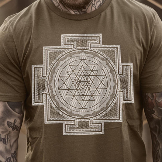 Sri Yantra Sacred Geometry Mandala Unisex T-Shirt