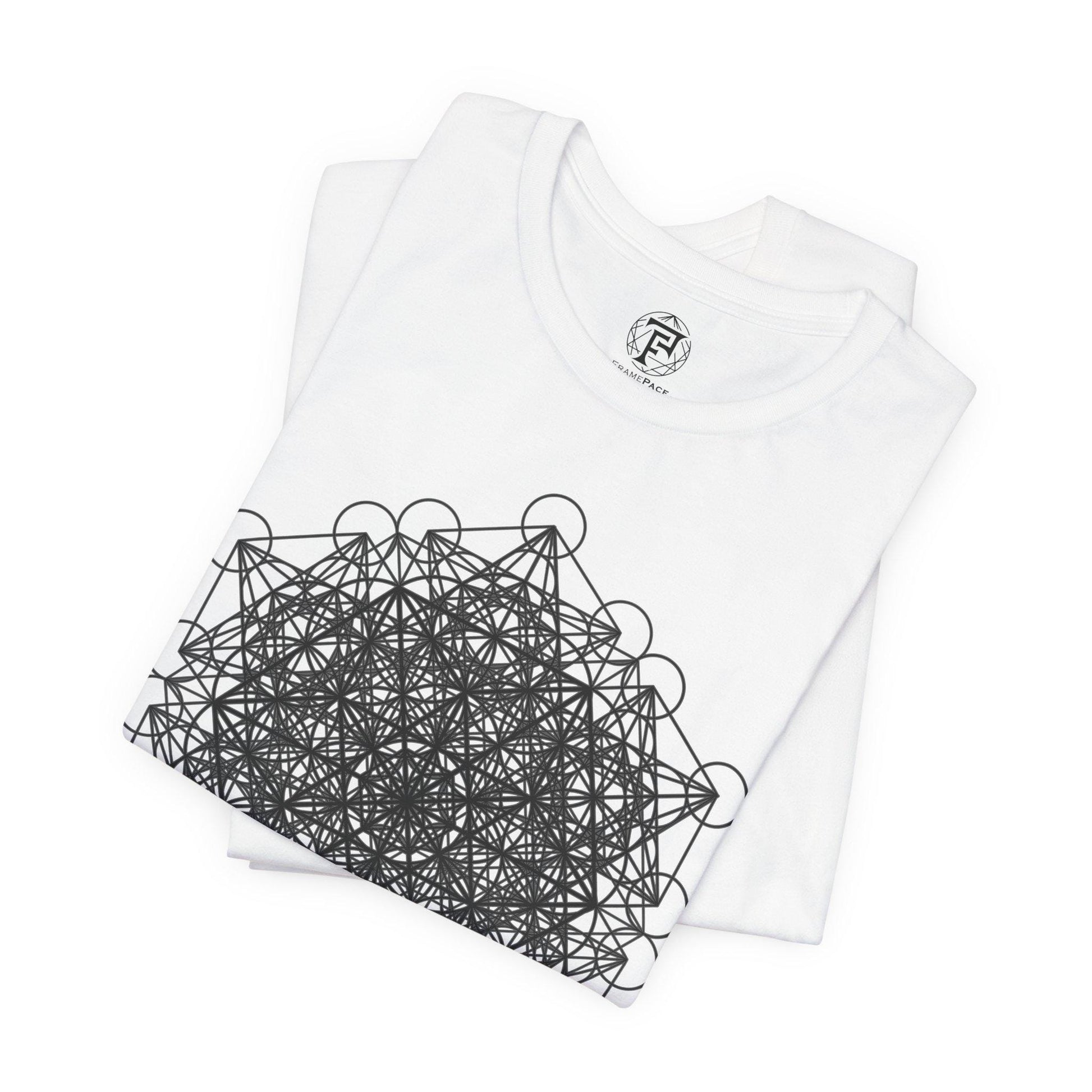 Gold Metatron's Cube Vector Equilibrium Unisex T-Shirt