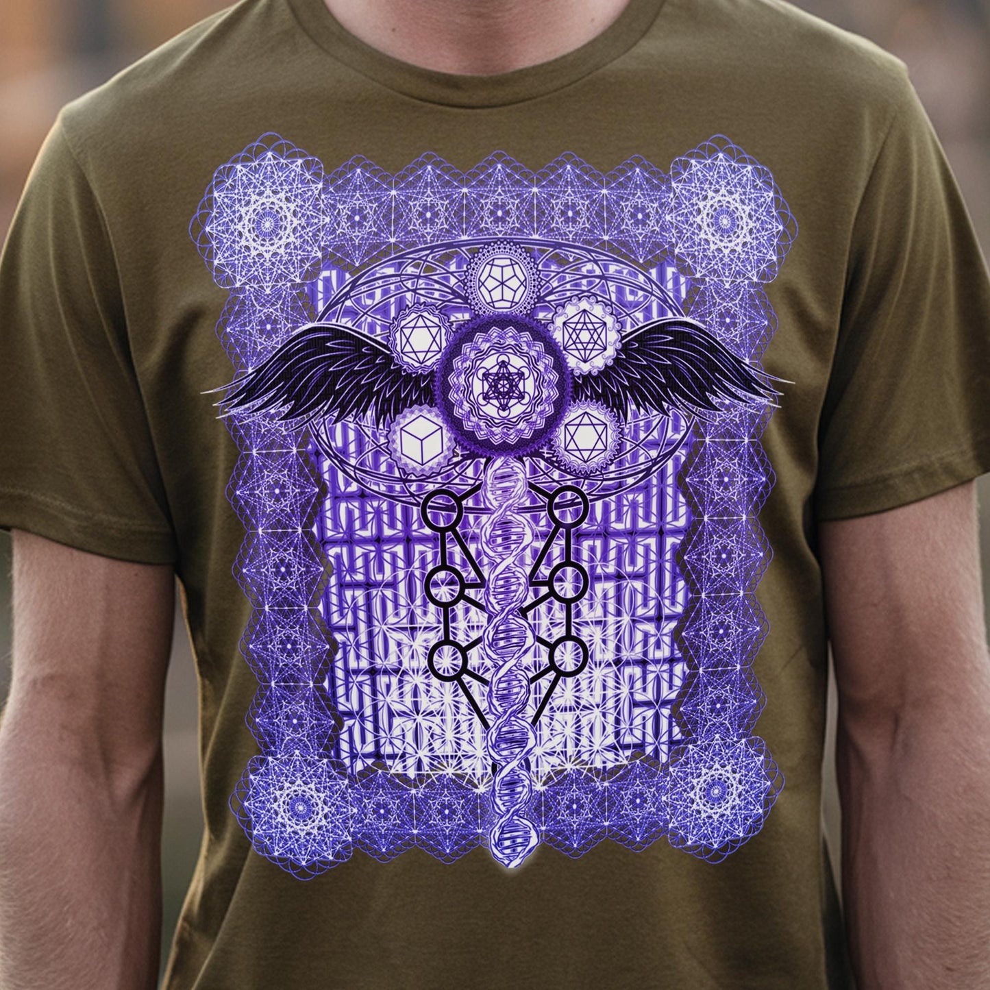 Metatron's Cube Tree of Life Unisex T-Shirt