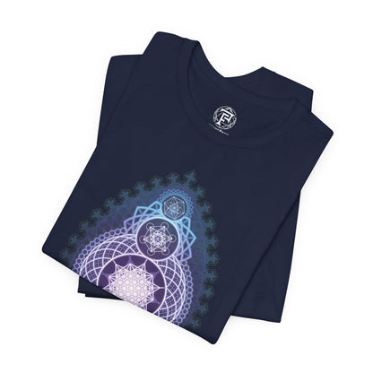 Flower of Life Psychedelic Geometry Unisex T-Shirt