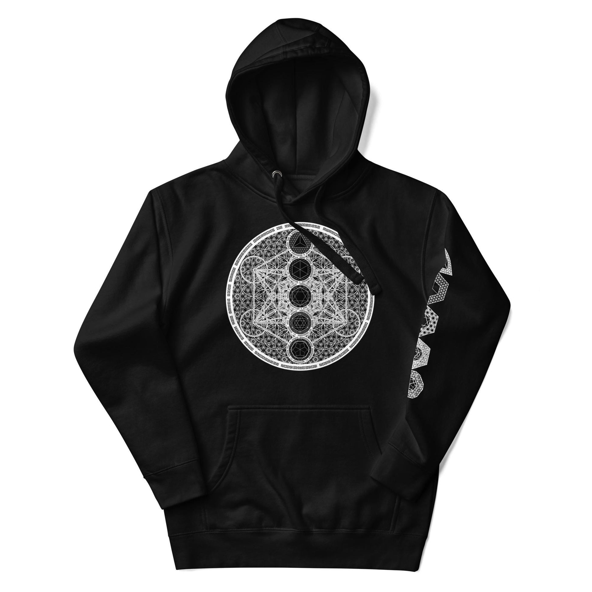 Platonic Solids Sacred Geometry Hoodie