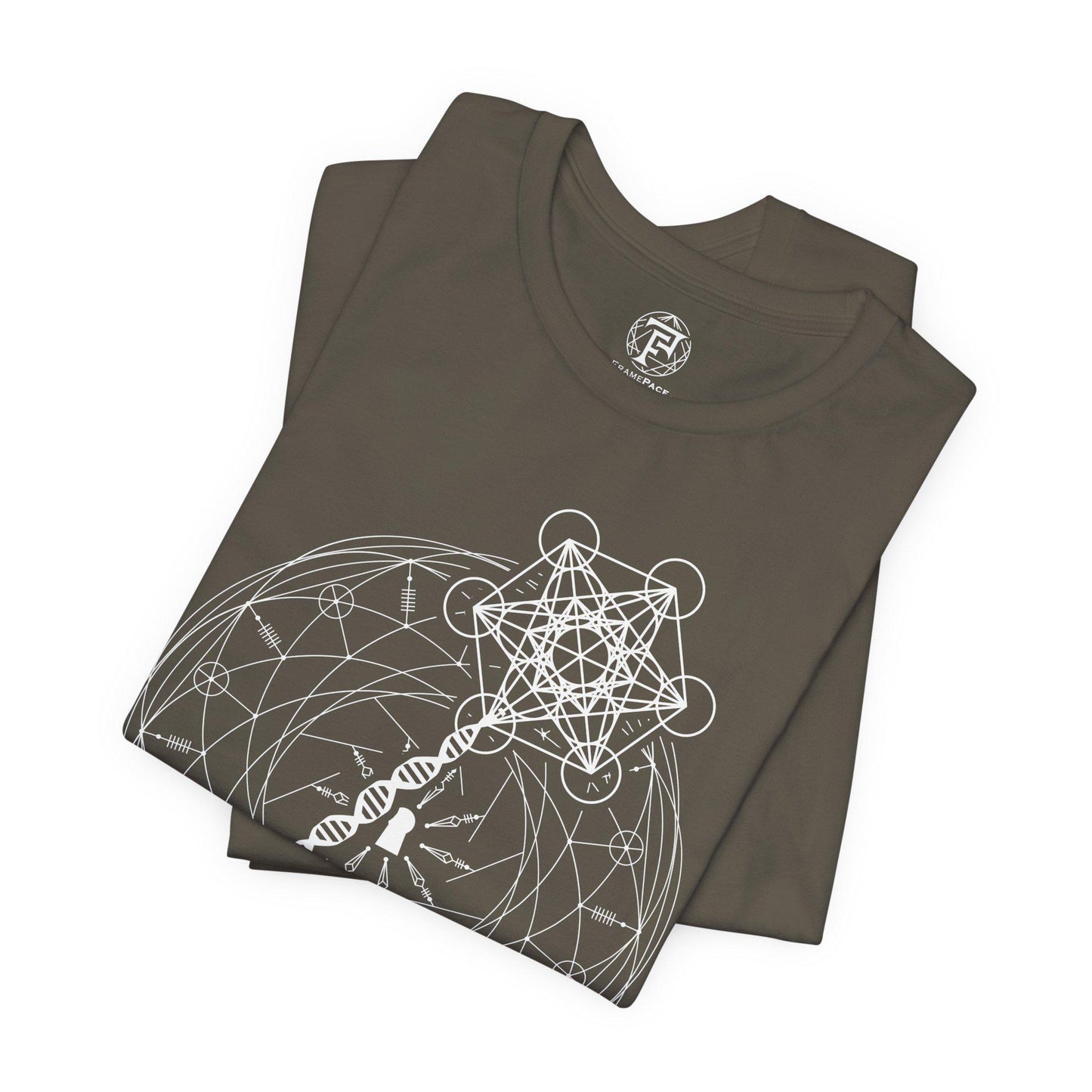 Psilocybin Key Metatron's Cube Unisex T-Shirt