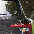 Silver Merkaba Sticker