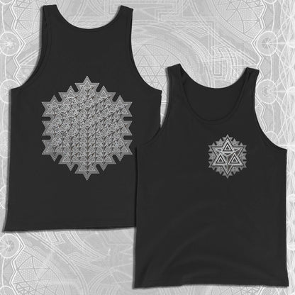 Sacred Silver Merkaba Tank Top