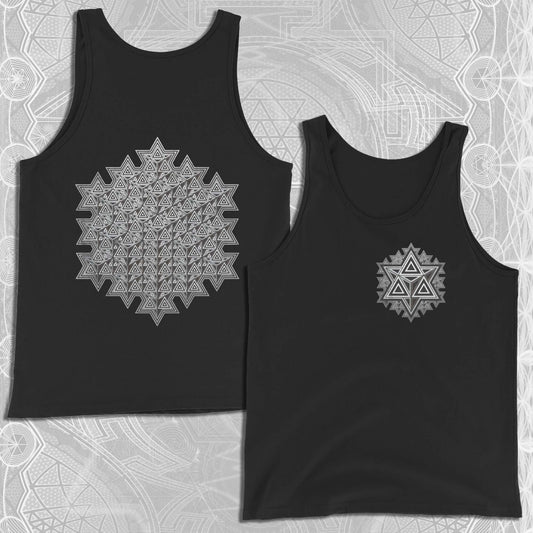 Sacred Silver Merkaba Tank Top