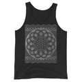 Silver Flower Of Life Tank Top