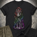 Trippy Mushroom Cat Comfort T-Shirt