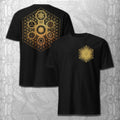 Metatron Tetrahedron Platonic Solids 2 Sided T-Shirt
