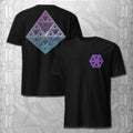 3D Sierpinski Fractal 2 Sided T-Shirt