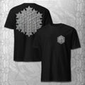 Sacred Silver Merkaba 2 Sided T-Shirt