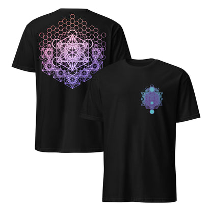 Metatron And Flower Connection 2 Sided T-Shirt