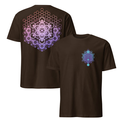 Metatron And Flower Connection 2 Sided T-Shirt