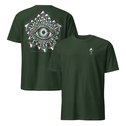 Third Eye Mushroom Front Back T-Shirt