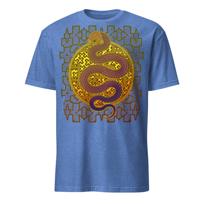 Shipibo Kene Cosmic Snake T-Shirt