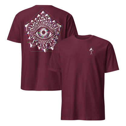 Third Eye Mushroom Front Back T-Shirt
