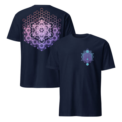 Metatron And Flower Connection 2 Sided T-Shirt