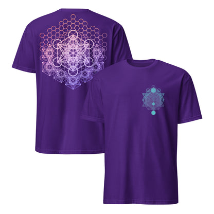 Metatron And Flower Connection 2 Sided T-Shirt