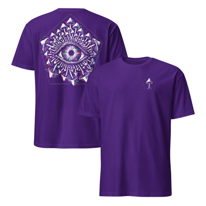 Third Eye Mushroom Front Back T-Shirt