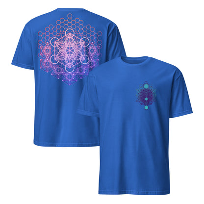 Metatron And Flower Connection 2 Sided T-Shirt