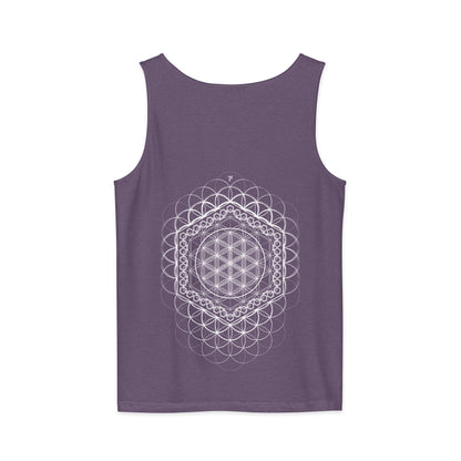 Harmony Flower Grid 2 Sided Comfort Tank Top