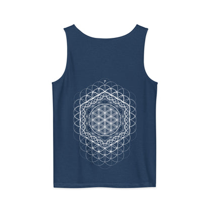 Harmony Flower Grid 2 Sided Comfort Tank Top