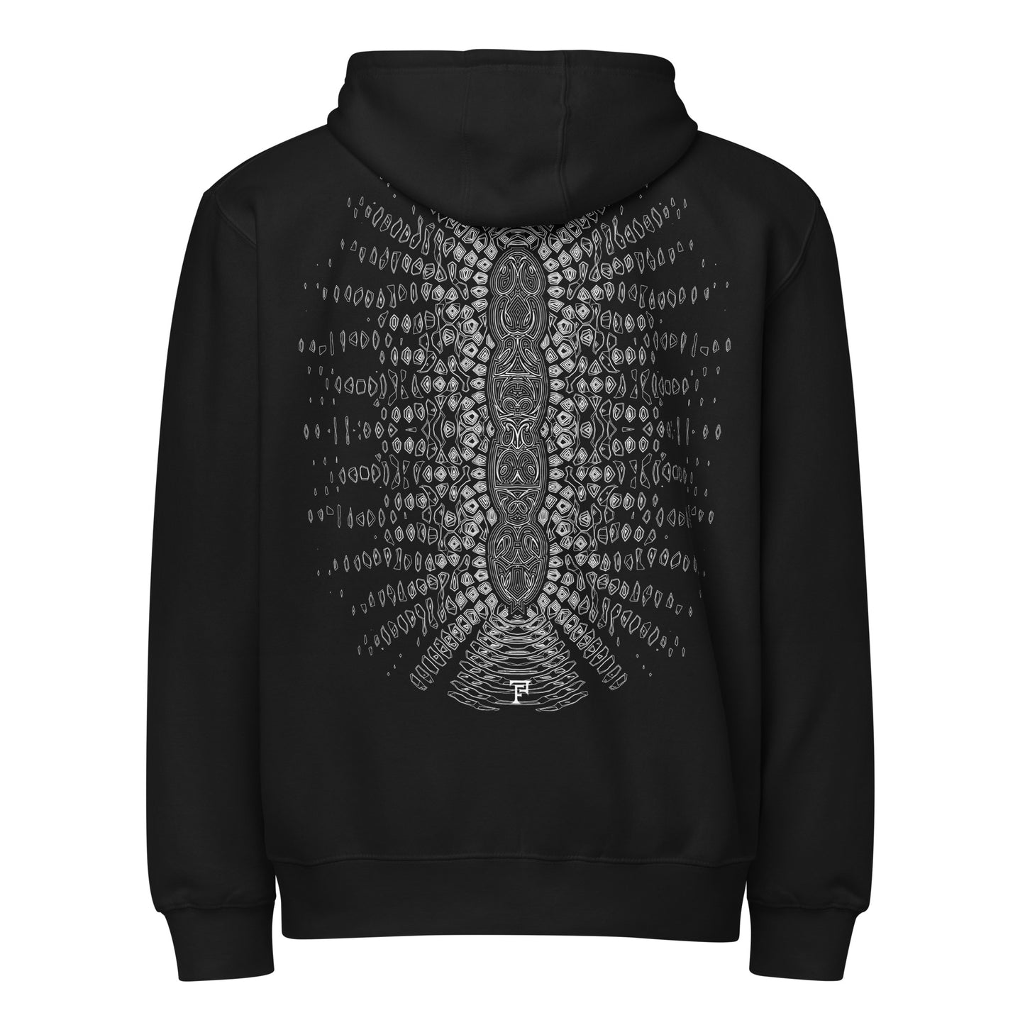 Psytrance Frequency Premium Full Zip Hoodie