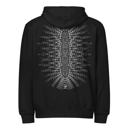 Psytrance Frequency Premium Full Zip Hoodie