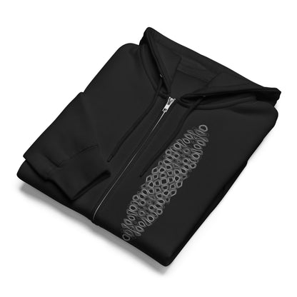 Psytrance Frequency Premium Full Zip Hoodie