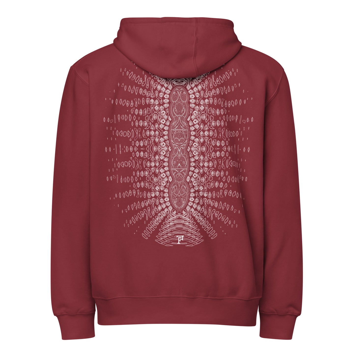 Psytrance Frequency Premium Full Zip Hoodie