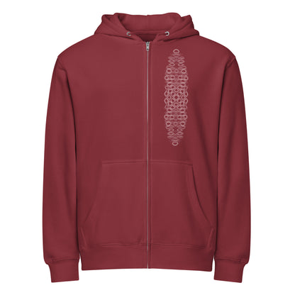 Psytrance Frequency Premium Full Zip Hoodie